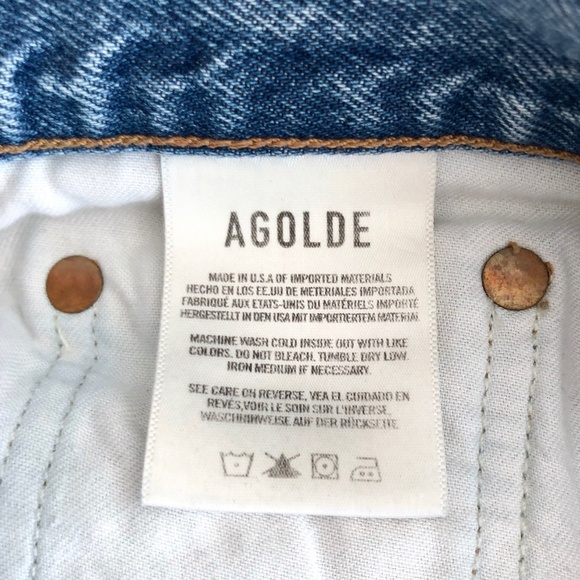 SOLD☀️AGOLDE Riley High Rise Straight Jeans - Picture 5 of 6